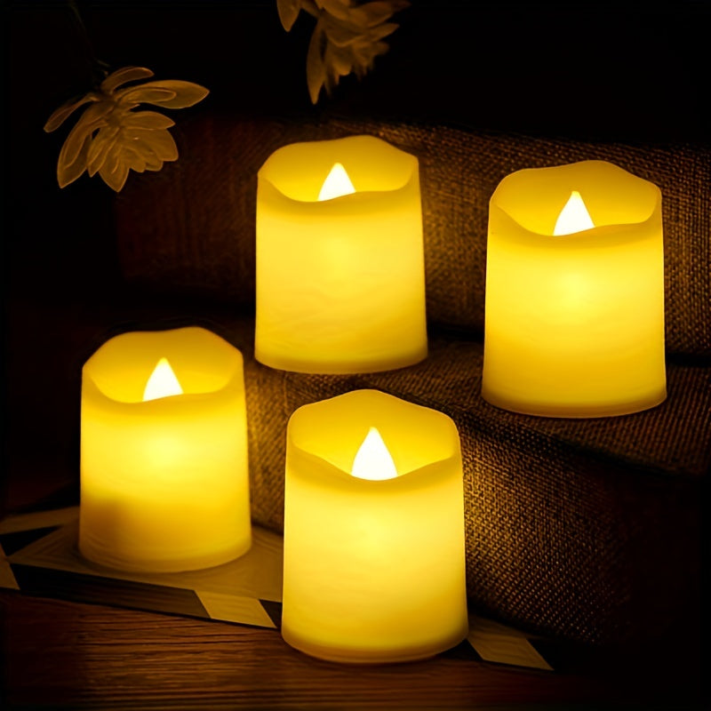 Glevato | Flameless LED Tea Lights Battery Operated – 24–100 Pieces