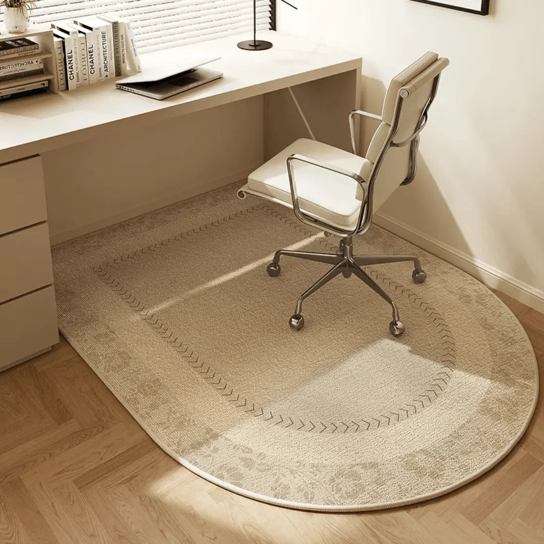 Glevato | FlexGuard Office Chair Mat – Stylish Non-Slip Protection Mat for Hard Floors & Carpets