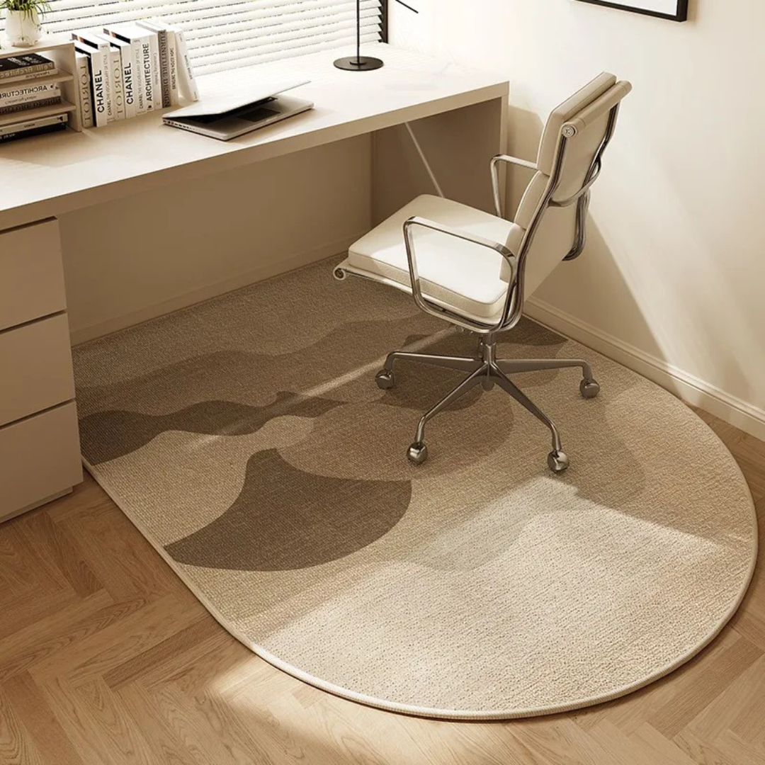 Glevato | FlexGuard Office Chair Mat – Stylish Non-Slip Protection Mat for Hard Floors & Carpets
