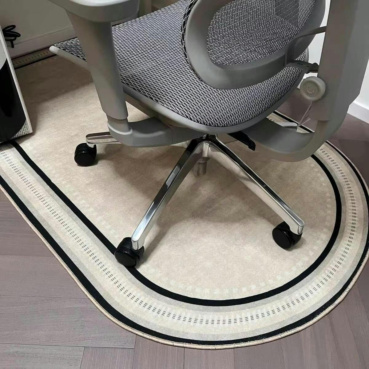 Glevato | FlexGuard Office Chair Mat – Stylish Non-Slip Protection Mat for Hard Floors & Carpets