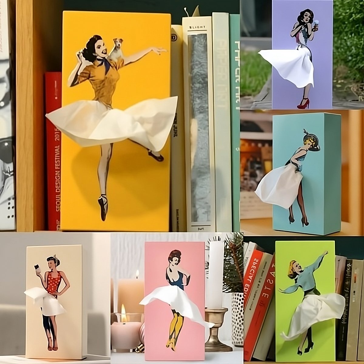 Glevato | Flying Skirt Tissue Box