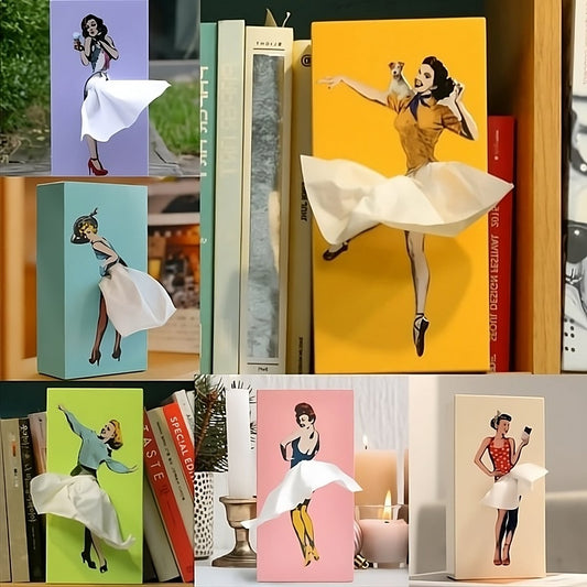 Glevato | Flying Skirt Tissue Box