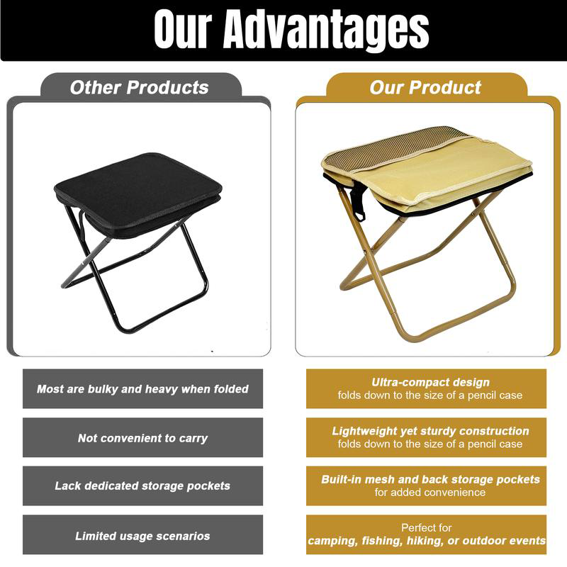 Glevato | Foldable Backpack Stool