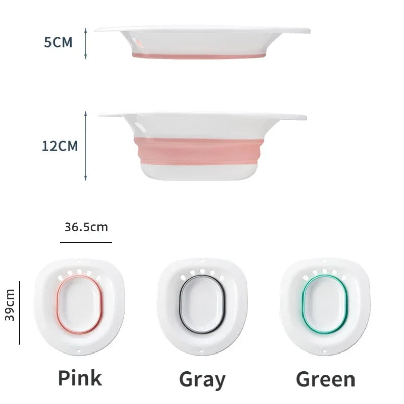 Glevato | Foldable Bidet Bathtub - Comfortable Sit Bath for Pregnant Women, Elderly People, Postpartum Patients, and Toilet Medical Rinsing Accessories