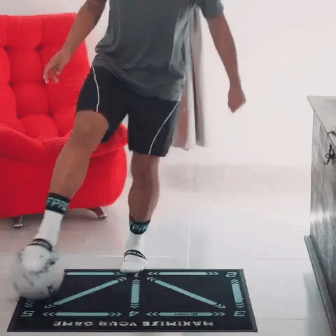 Glevato | Football Pro Training Mat | Non-Slip, 2x2m Space for Skill Improvement and Home Training
