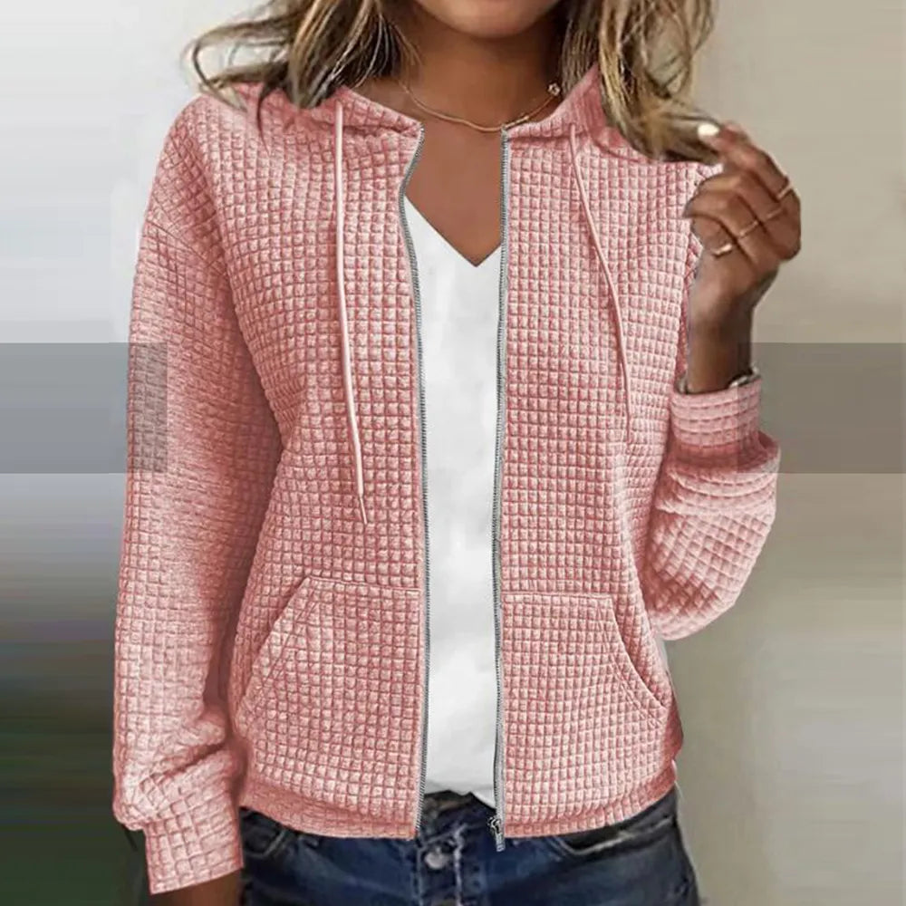 Glevato | For her checked jacket: Style and comfort combined 2024