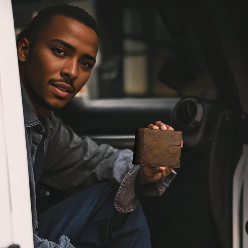 Glevato | Genuine Leather Anti-theft Swipe Card Holder