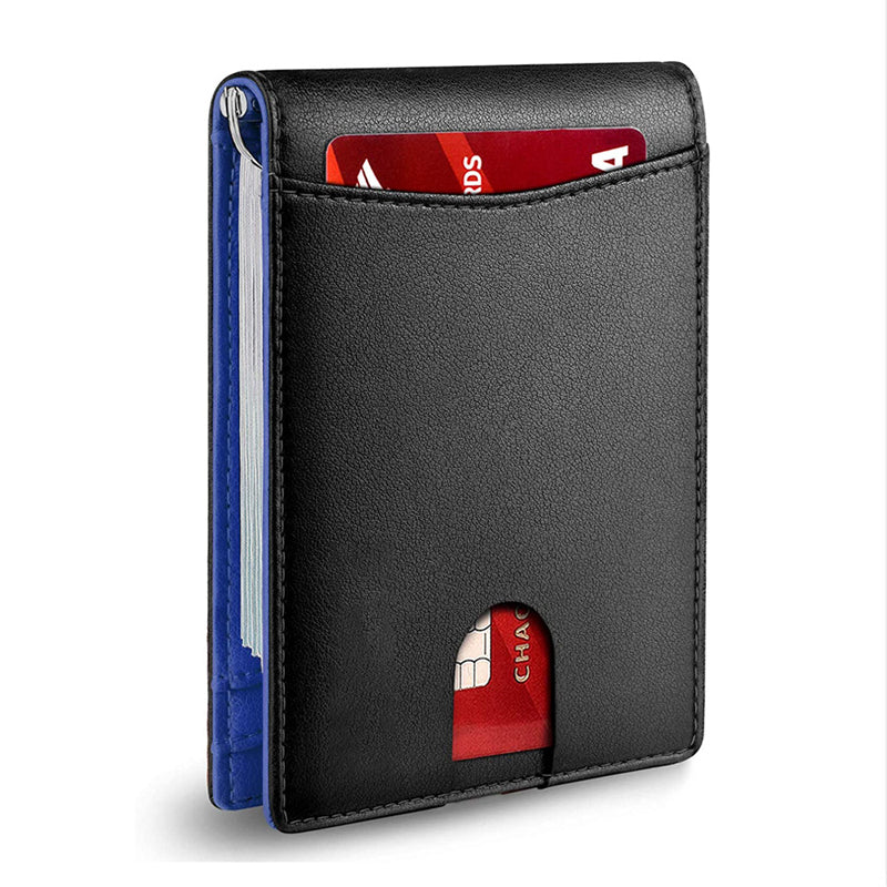 Glevato | Genuine Leather Anti-theft Swipe Card Holder