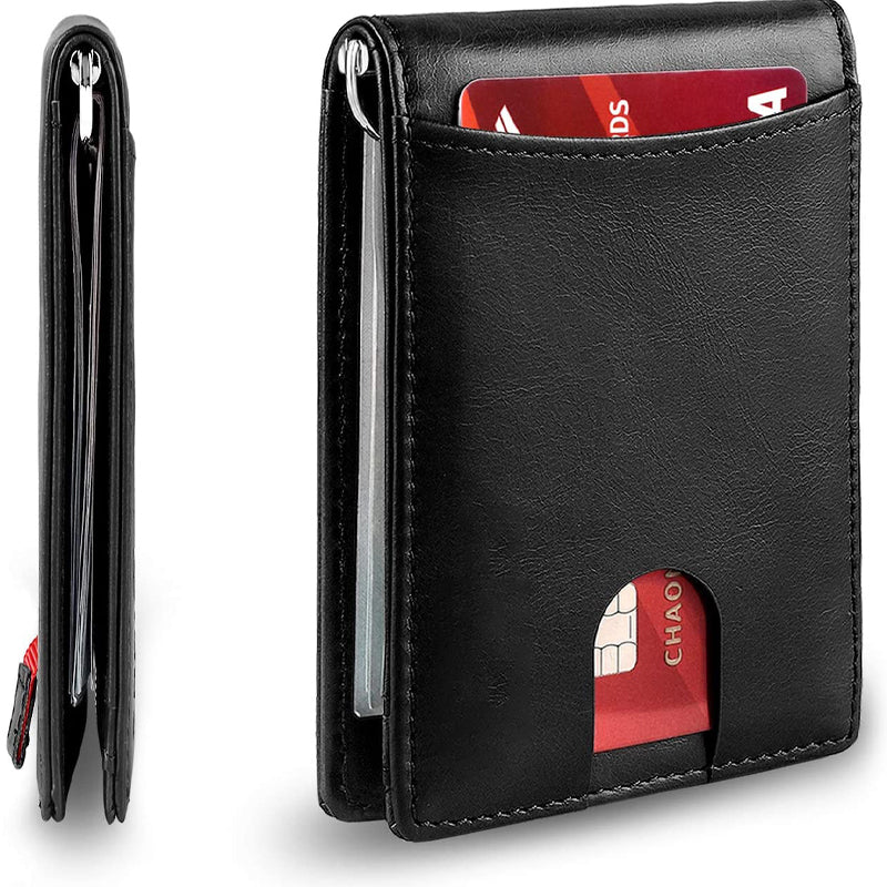 Glevato | Genuine Leather Anti-theft Swipe Card Holder