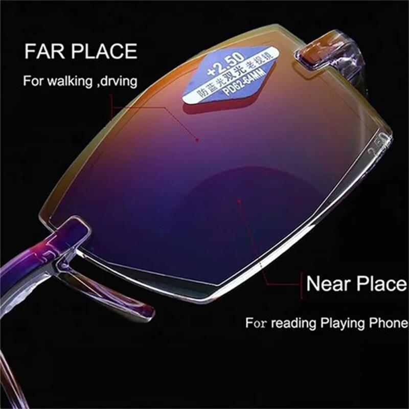 Glevato | Glasses with Blue Light Filter and Multifocal Strength - VisionGuard