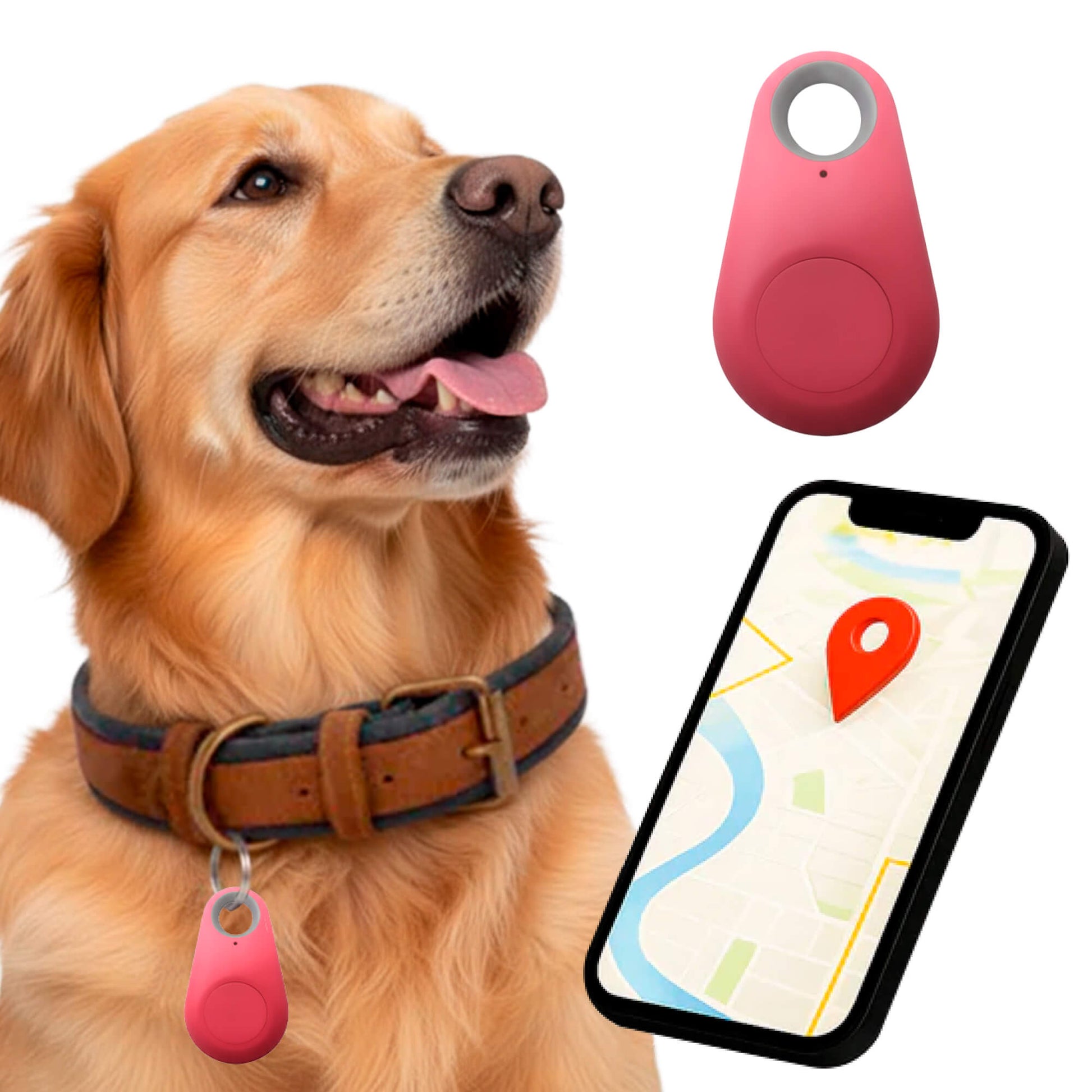 Glevato | GPS Dog Tracker | Waterproof, Real-Time Location & Safety Zone Alerts for Outdoor Adventures