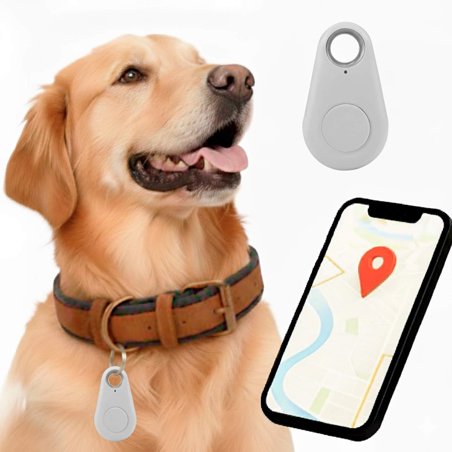 Glevato | GPS Dog Tracker | Waterproof, Real-Time Location & Safety Zone Alerts for Outdoor Adventures