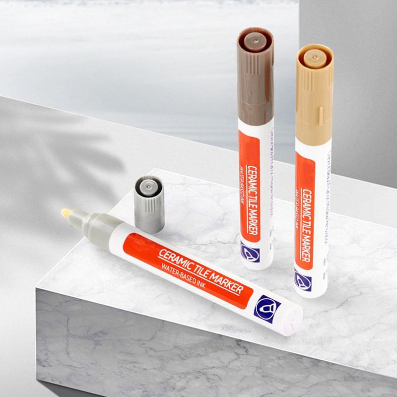 Glevato | Grout Repair Pen | Waterproof Polymer Sealant | Anti-Mold Formula | Quick-Drying & Odorless | For Tiles in Bathroom & Kitchen