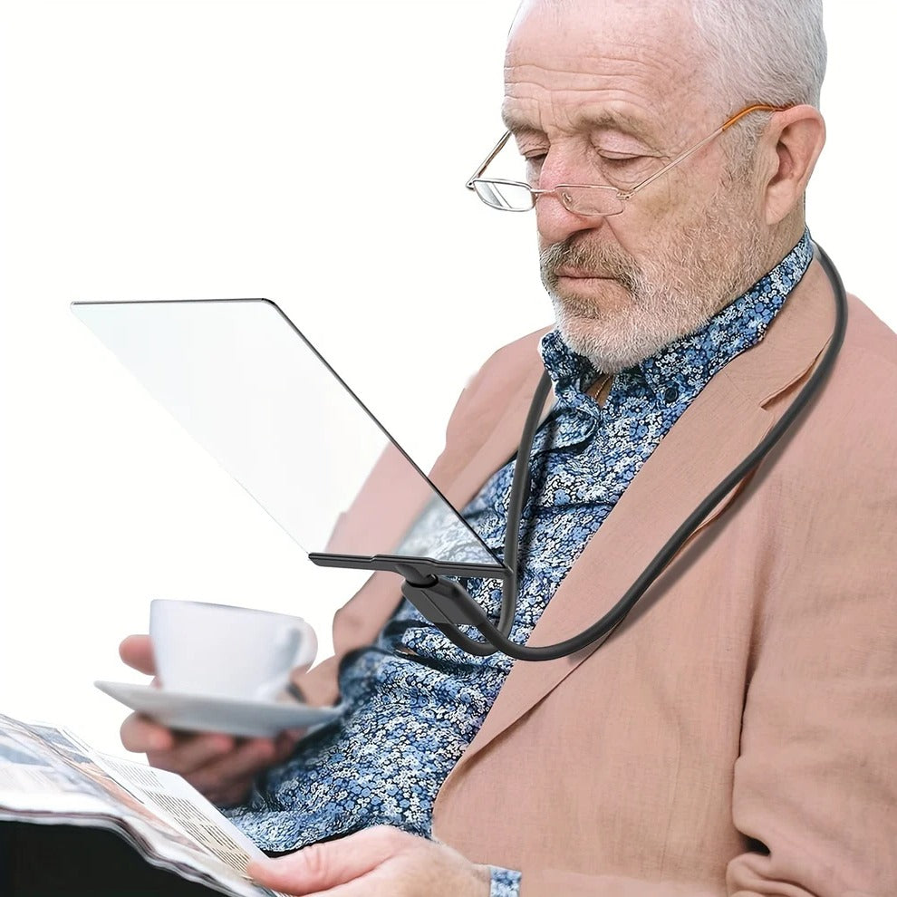 Glevato | Hands-Free Magnifying Glass With Flexible Neck For Easy Reading