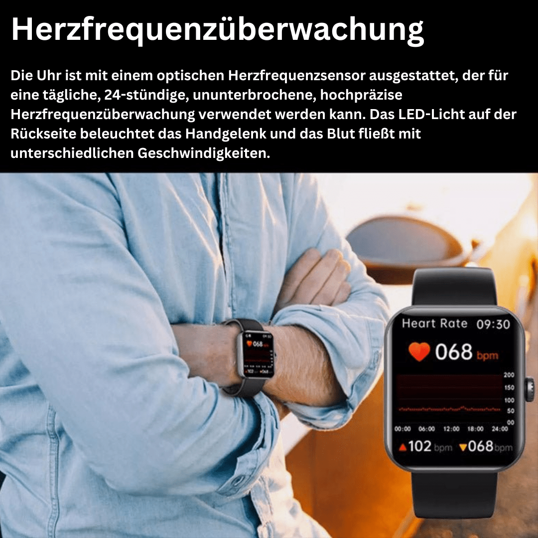 Glevato | Health Watch – Pain-free Blood Sugar Measurement & Vital Functions in Real Time