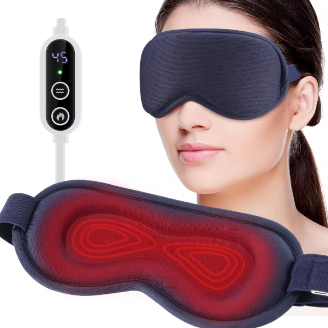 Glevato | Heated Eye Massager for Migraine & Eye Strain Relief