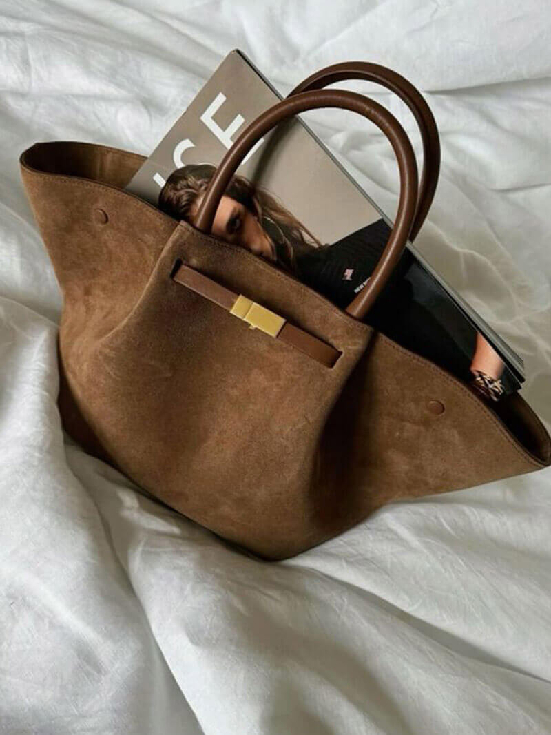 Glevato | Hedwig Women's Suede Handbag | Spacious & Elegant | Multiple Colors
