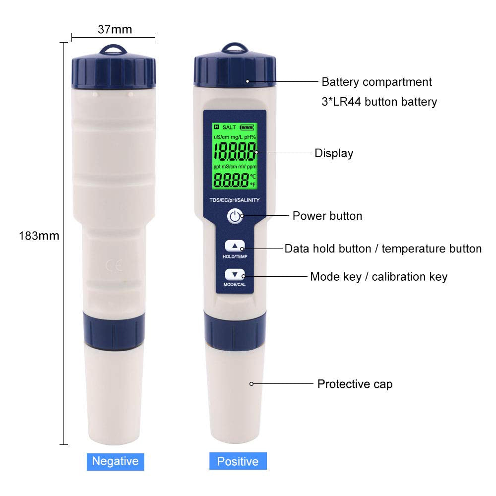 Glevato | High Accuracy Digital Pen pH Tester for Water