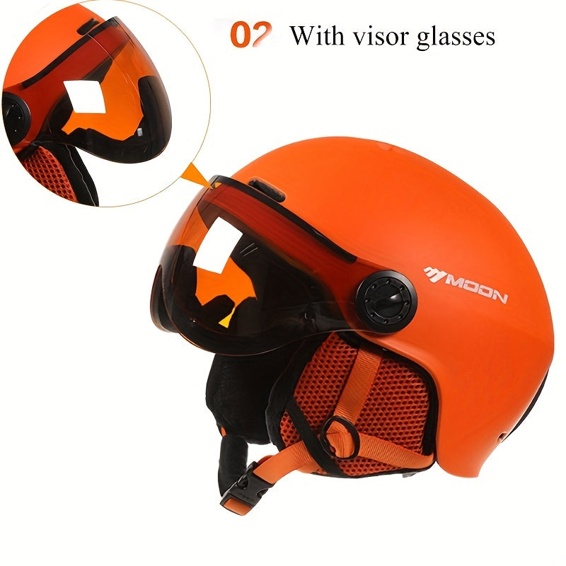 Glevato | High-Quality Ski Helmet with Removable Parts – Safe and Comfortable for Outdoor Activities