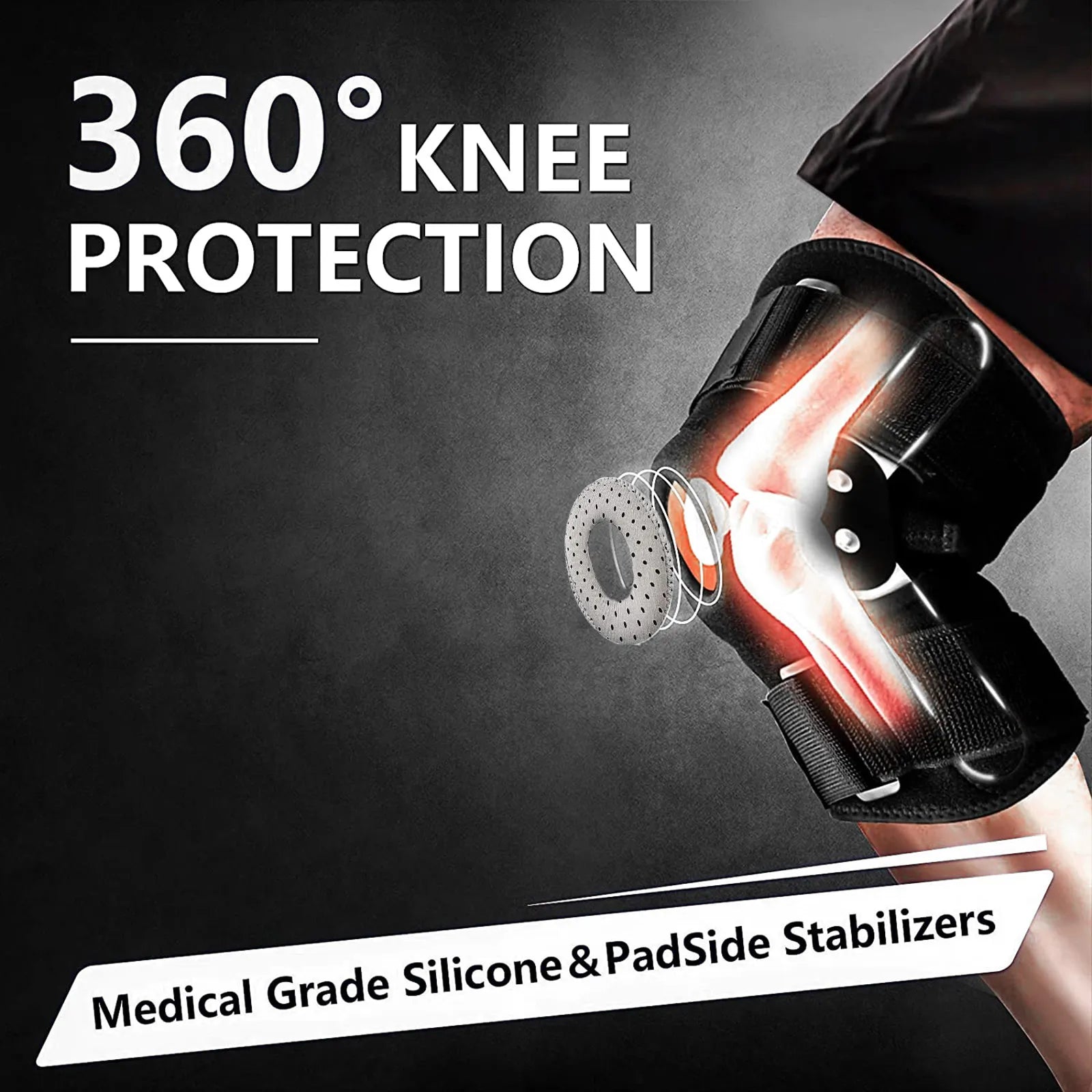 Glevato | Hinged Knee Brace Adjustable Patella Stabilizer