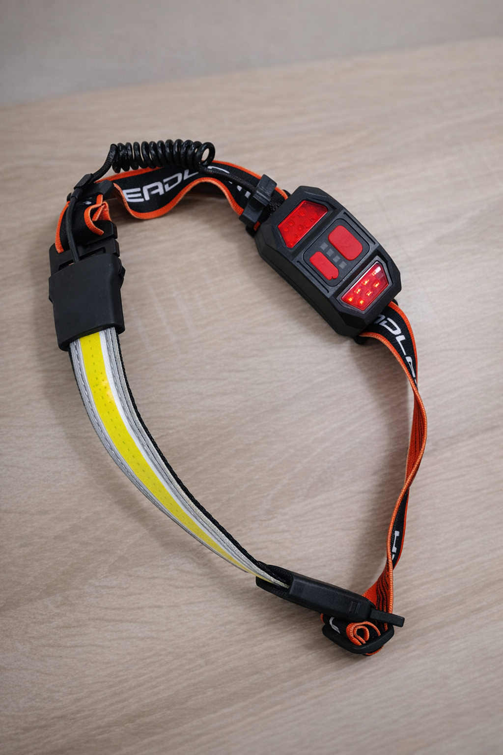 Glevato | Hopedone Rechargeable Headlamp 1000 Lumens, 230° Wide Angle, Waterproof, 2-Pack, Orange