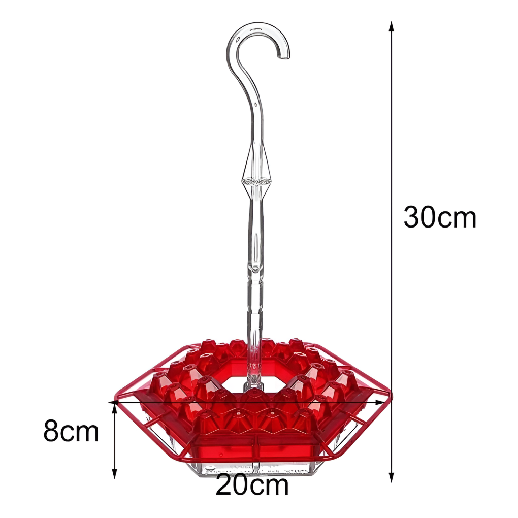 Glevato | Hummingbird Feeder with Ant Moat & Bee Guards