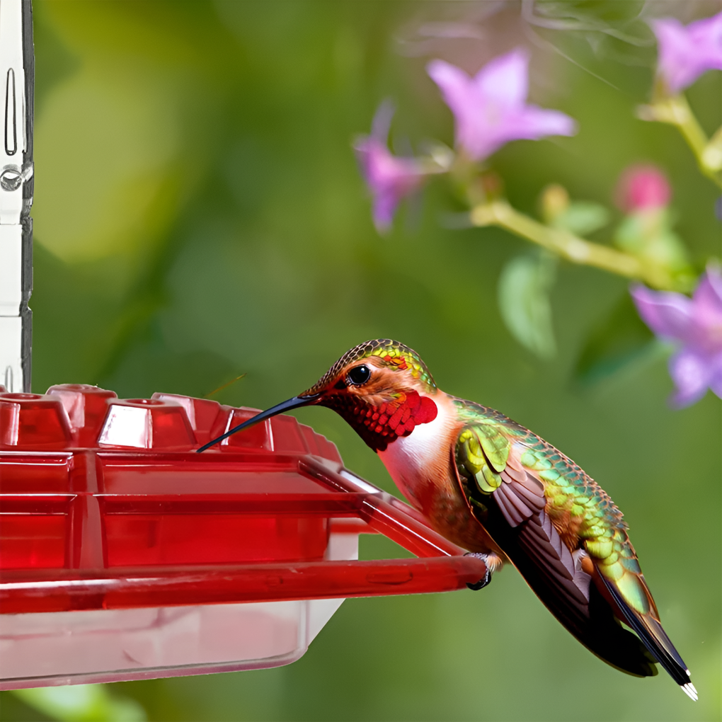 Glevato | Hummingbird Feeder with Ant Moat & Bee Guards