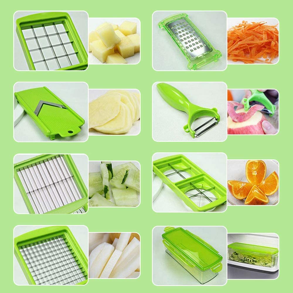 Glevato | In-1 Multifunctional Vegetable Cutter - Quickly and Safely Cut Vegetables