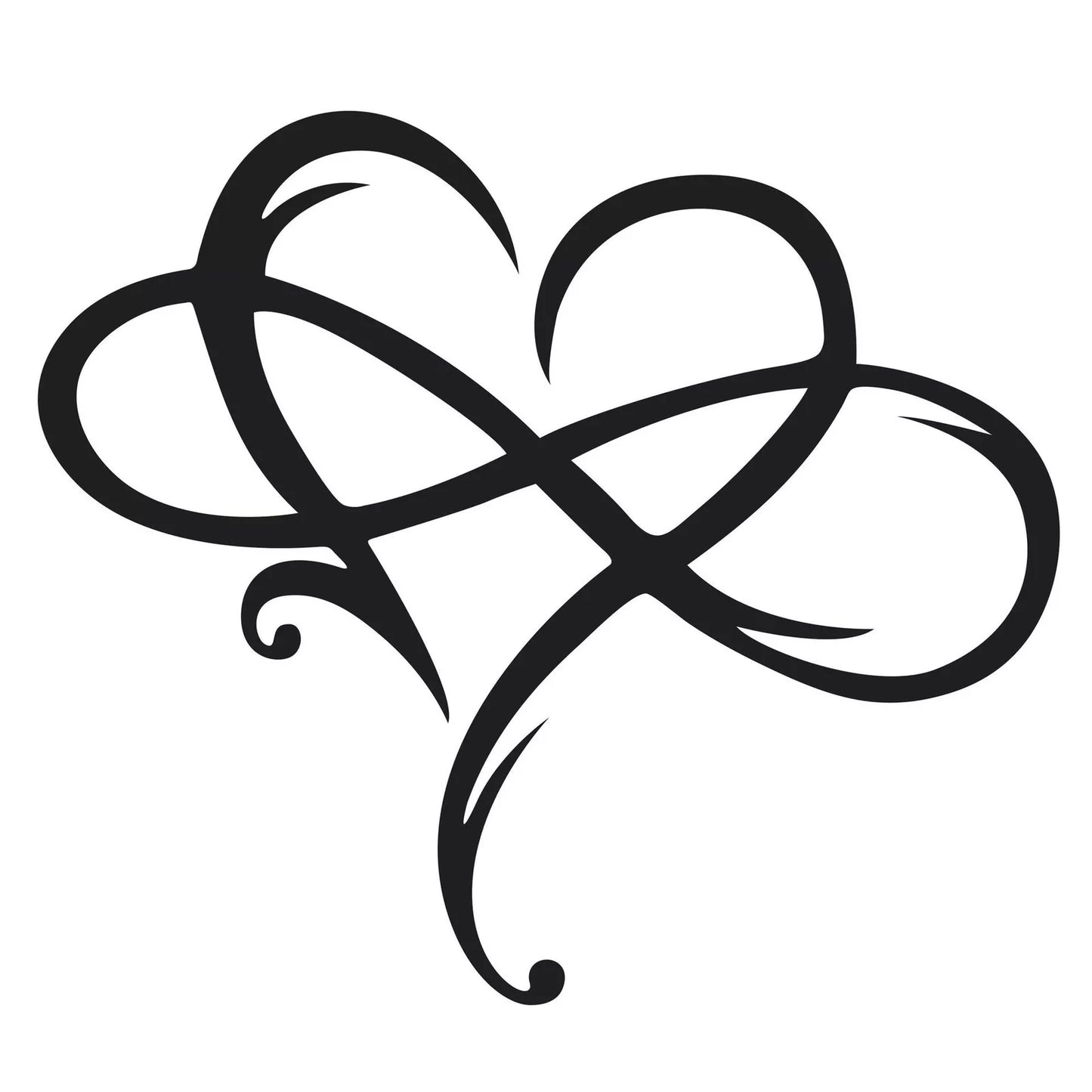 Glevato | Infinity Heart Wall Decor with Elegant Swirls