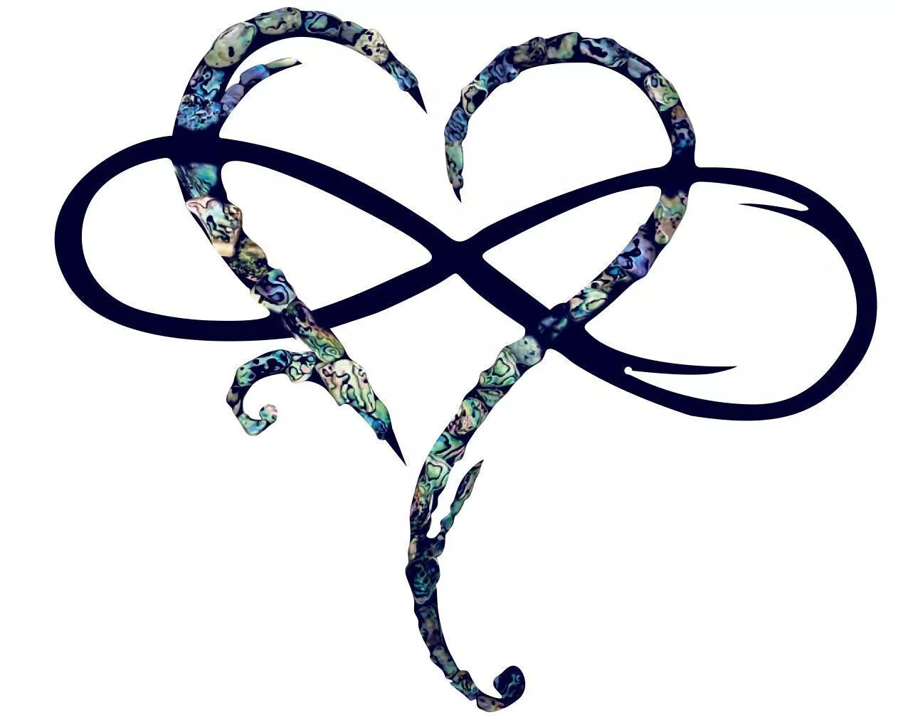 Glevato | Infinity Heart Wall Decor with Elegant Swirls