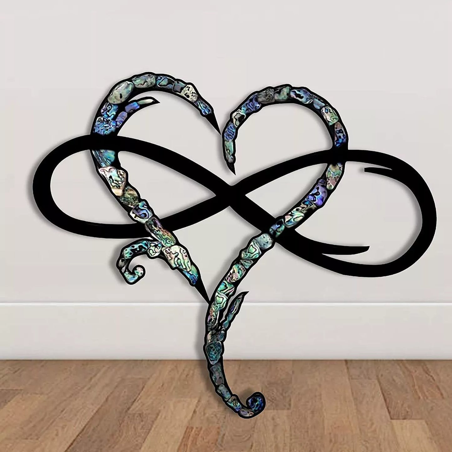 Glevato | Infinity Heart Wall Decor with Elegant Swirls