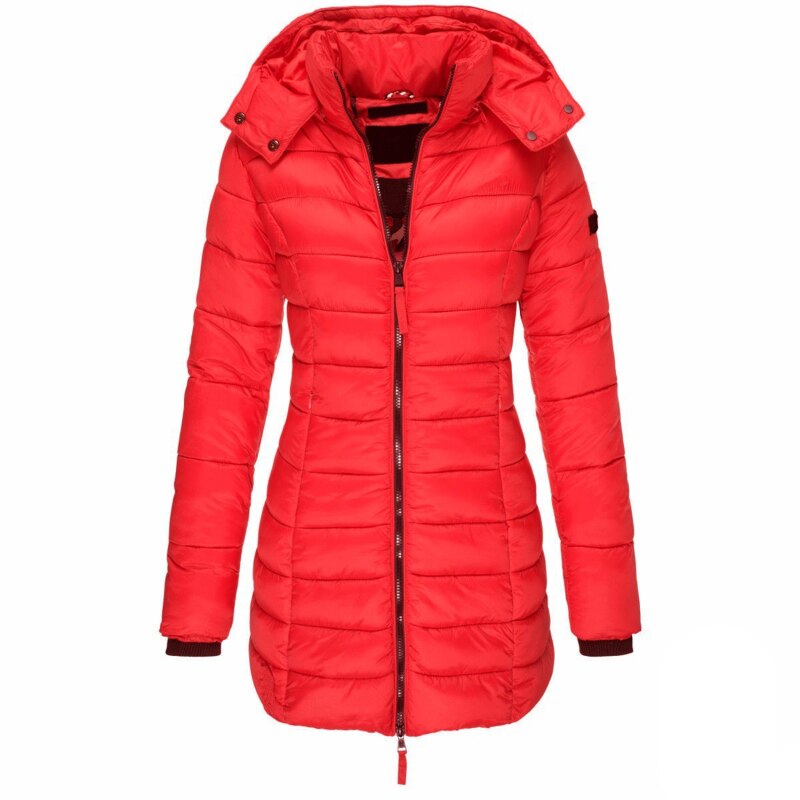 Glevato | Insulated Winter Down Jacket for Women with Hood
