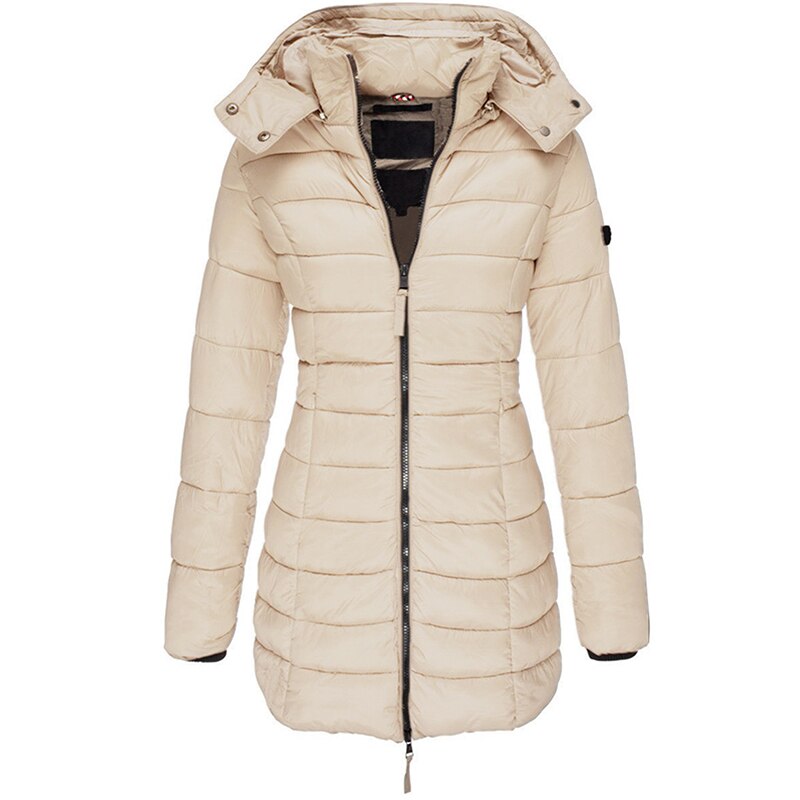 Glevato | Insulated Winter Down Jacket for Women with Hood