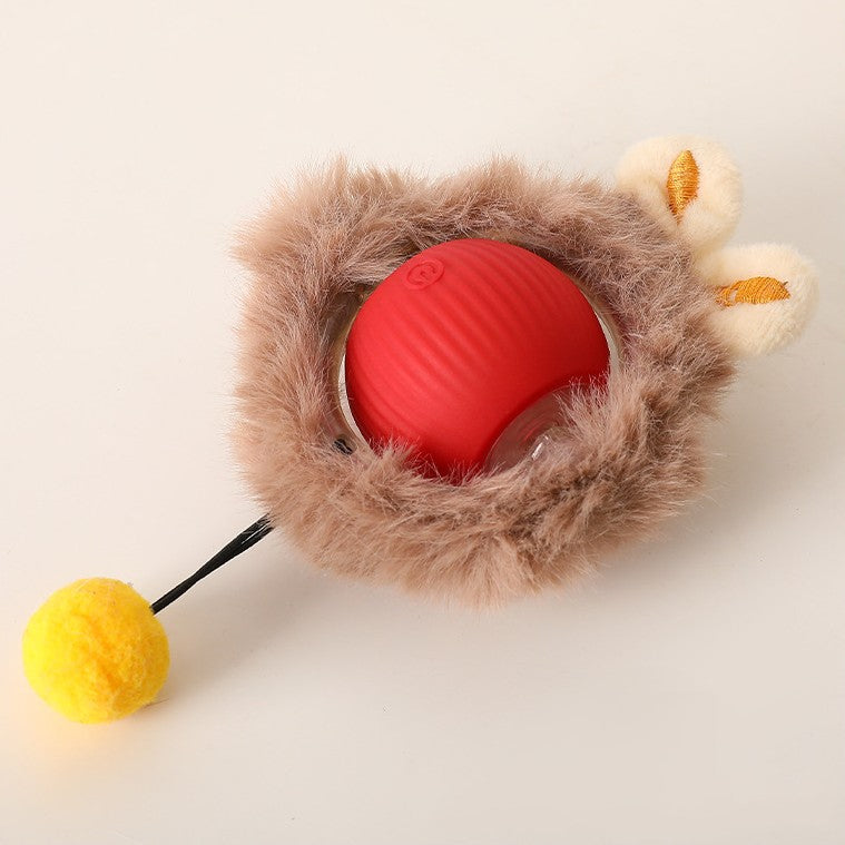 Glevato | Interactive Rolling Ball Toy with Tail for Dogs