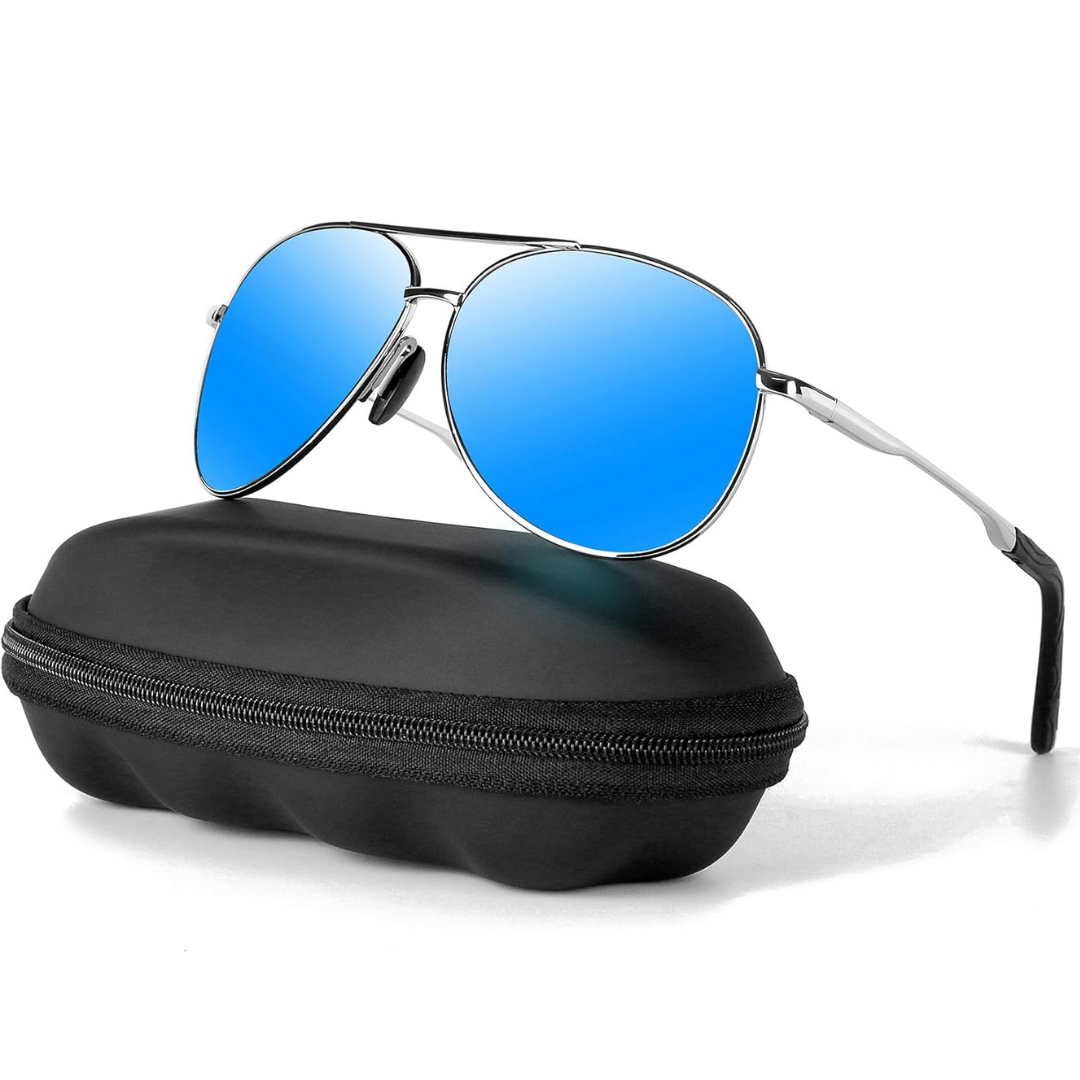 Glevato | Joey Polarized Aviator Sunglasses with UV400 Protection
