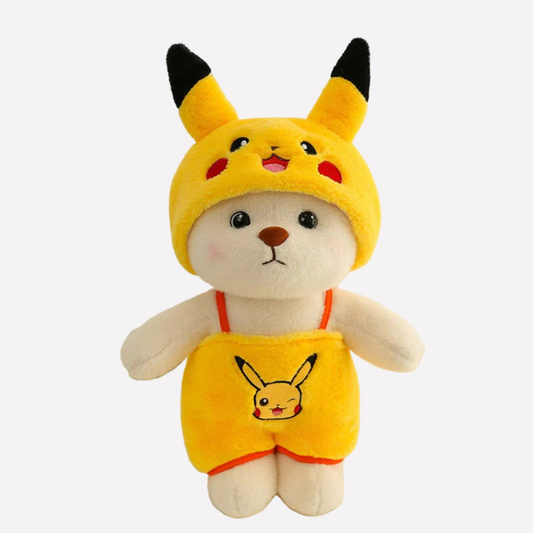 Glevato | Kids' Character Plush Toy with Hooded Outfit