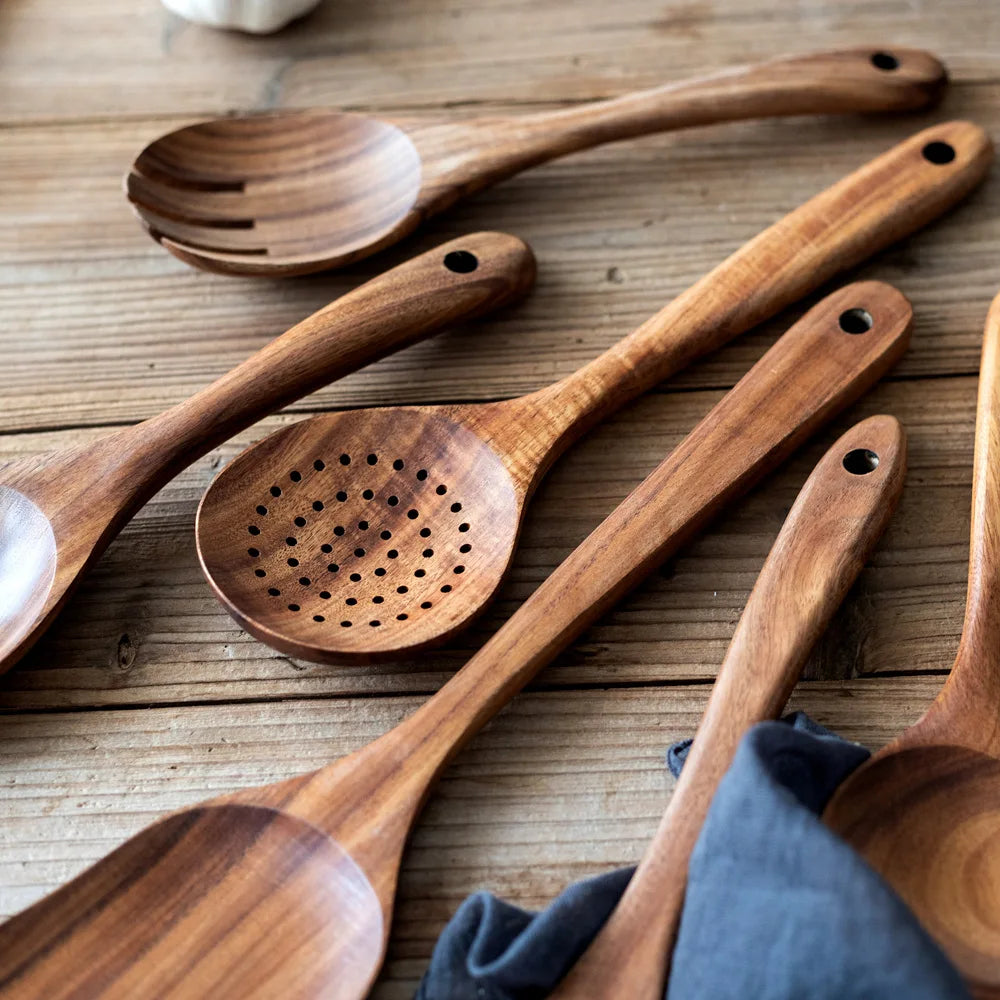 Glevato | Kitchen Set Made of Natural Teak Wood