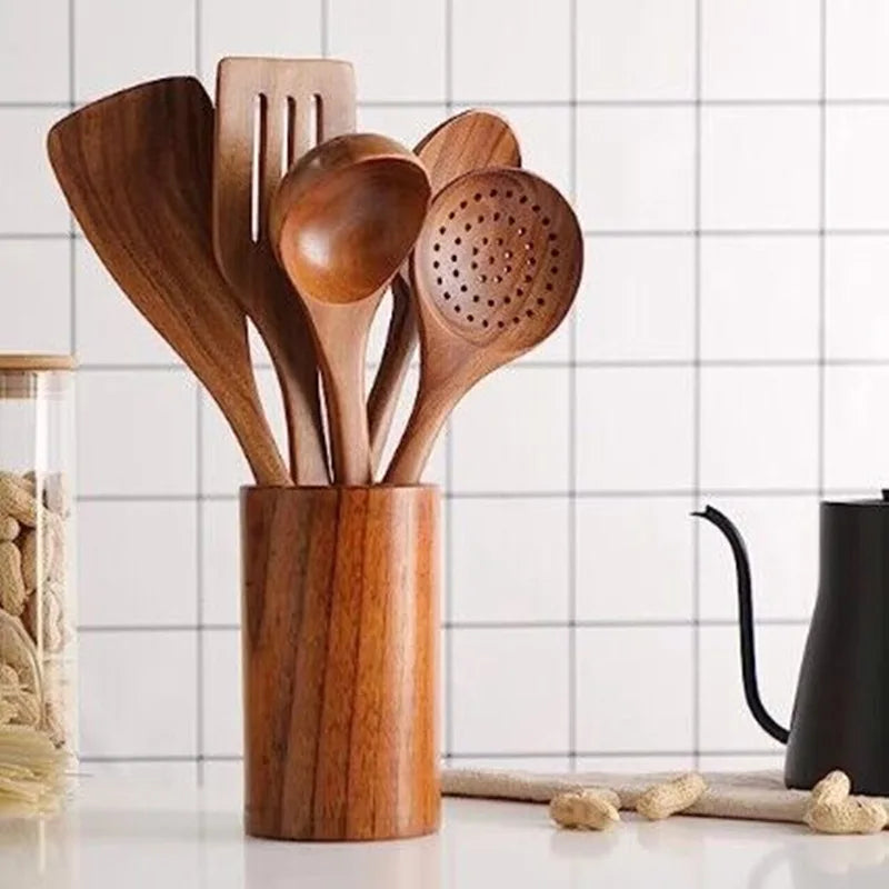 Glevato | Kitchen Set Made of Natural Teak Wood