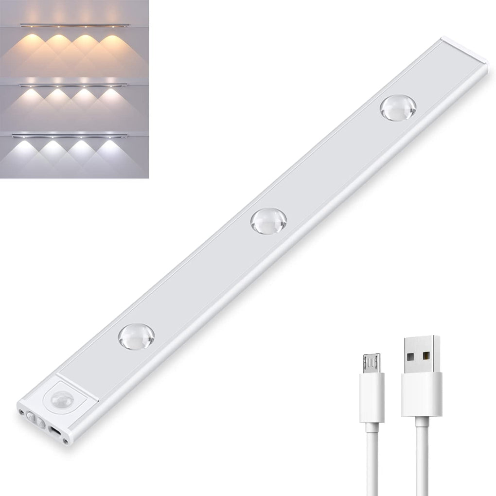 Glevato | LED Bar Light with Motion Sensor, Wireless, Rechargeable