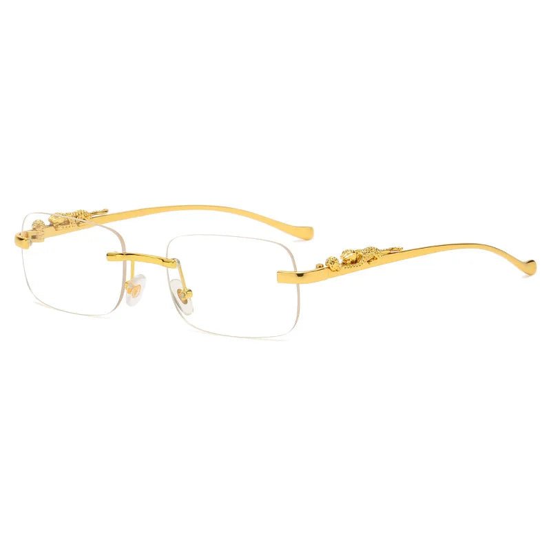 Glevato | LEOPARDVIEW – Stylish Rimless Sunglasses with UV400 Protection