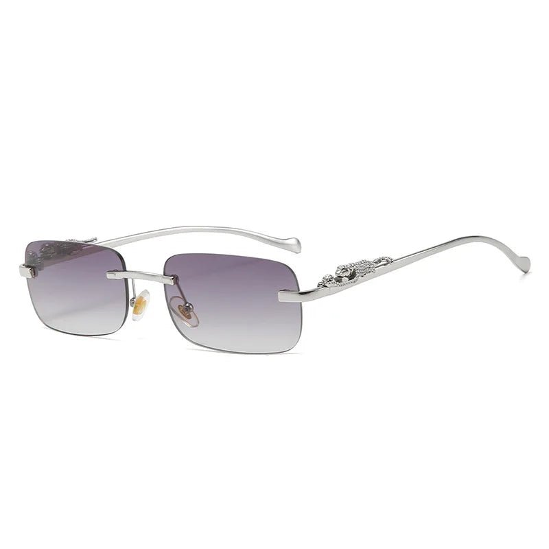 Glevato | LEOPARDVIEW – Stylish Rimless Sunglasses with UV400 Protection