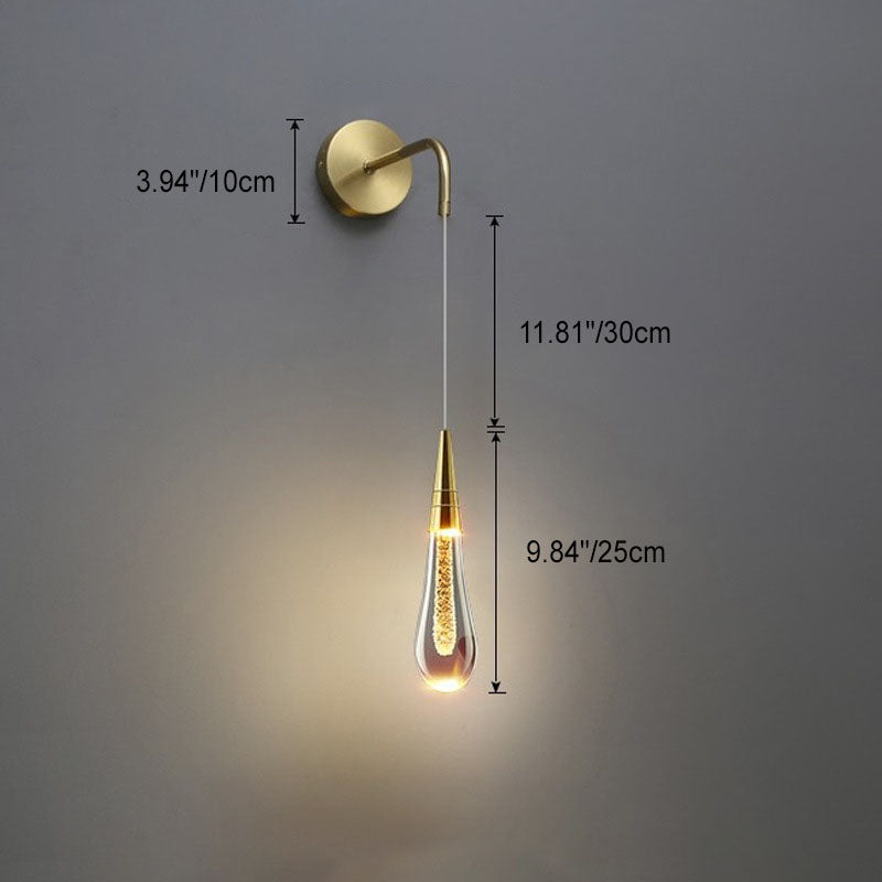 Glevato | LumeTear LED Wall Light in Teardrop Design