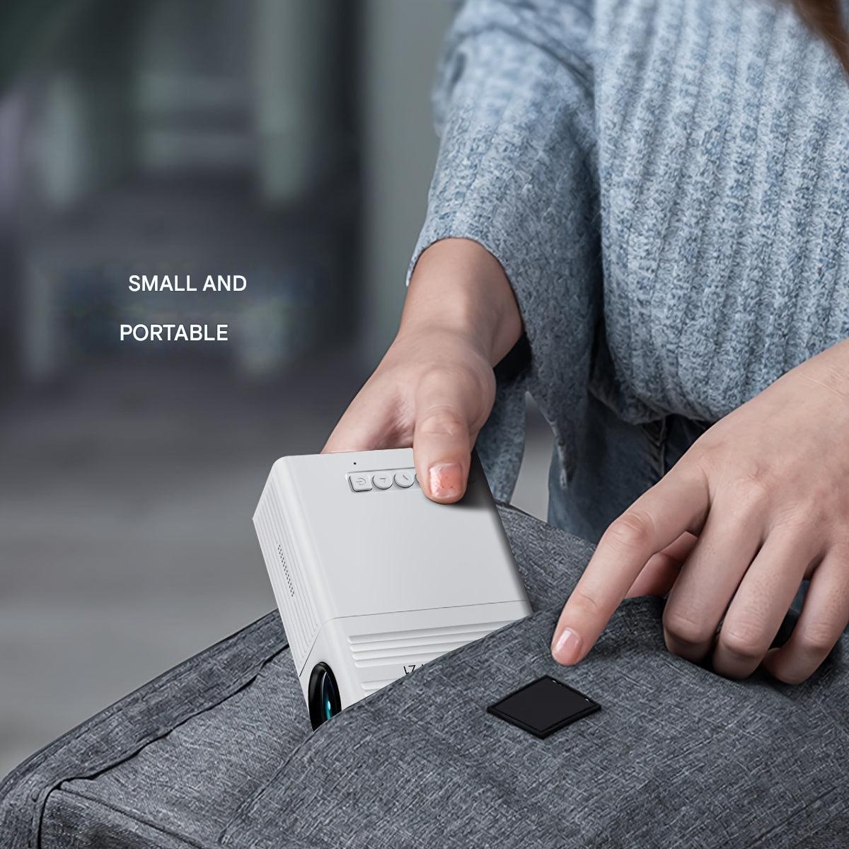 Glevato | LumoBeam Ultra-Bright Mini Projector (3000 Lumen) – Compact HD Home & Outdoor Cinema