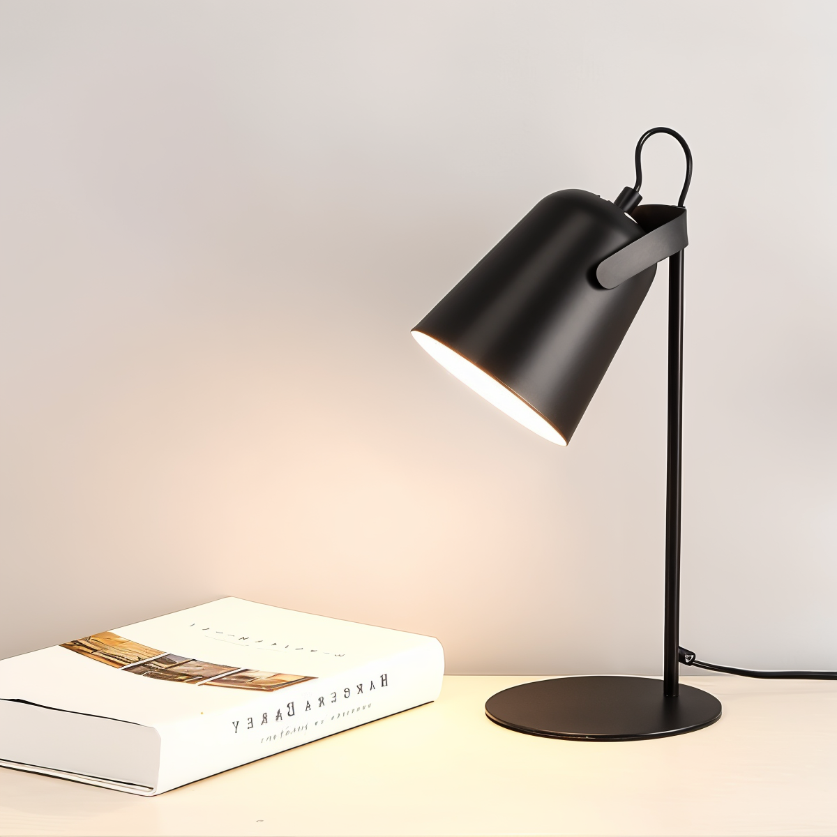 Glevato | Macaron Table Lamp - Nordic Yellow Desk Lamp - Adjustable Lamp