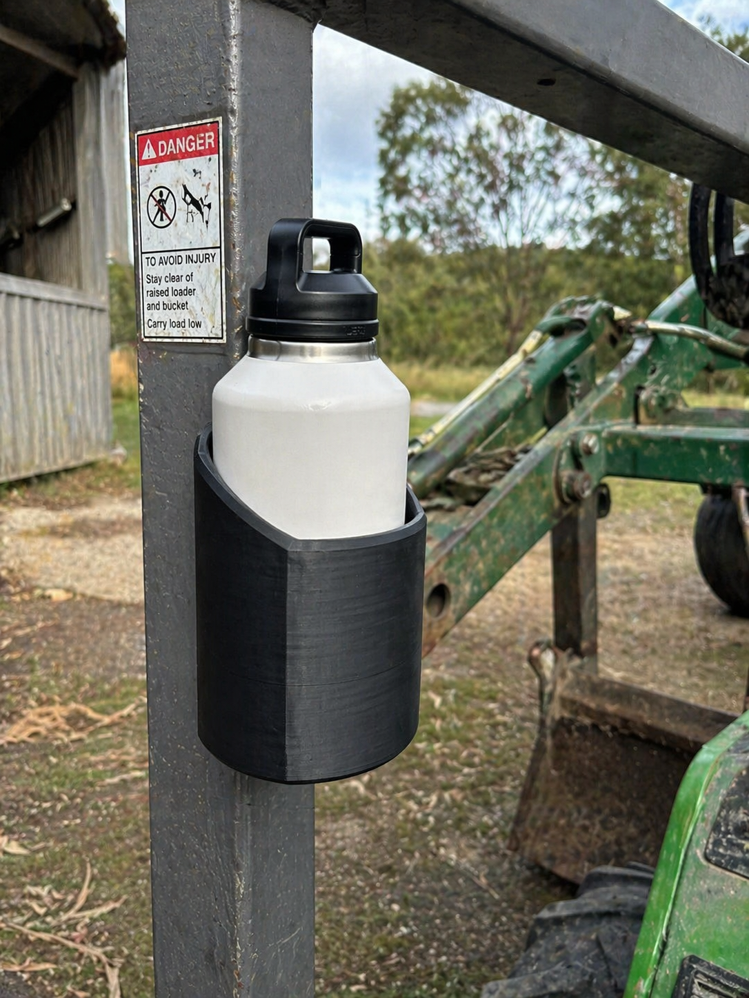 Glevato | Magnetic Bottle Holder | Heavy-Duty Grip for Tools, Gym, or Garage | Non-Slip Bottle Mount