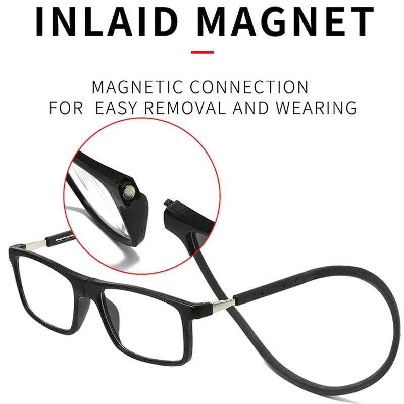 Glevato | Magnetic Neck-Hanging Anti-Loss Anti-Blue Light Reading Glasses