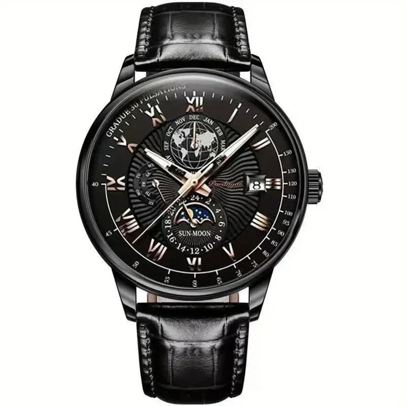 Glevato | Mechanical Men’s Luxury Watch with Moonphase