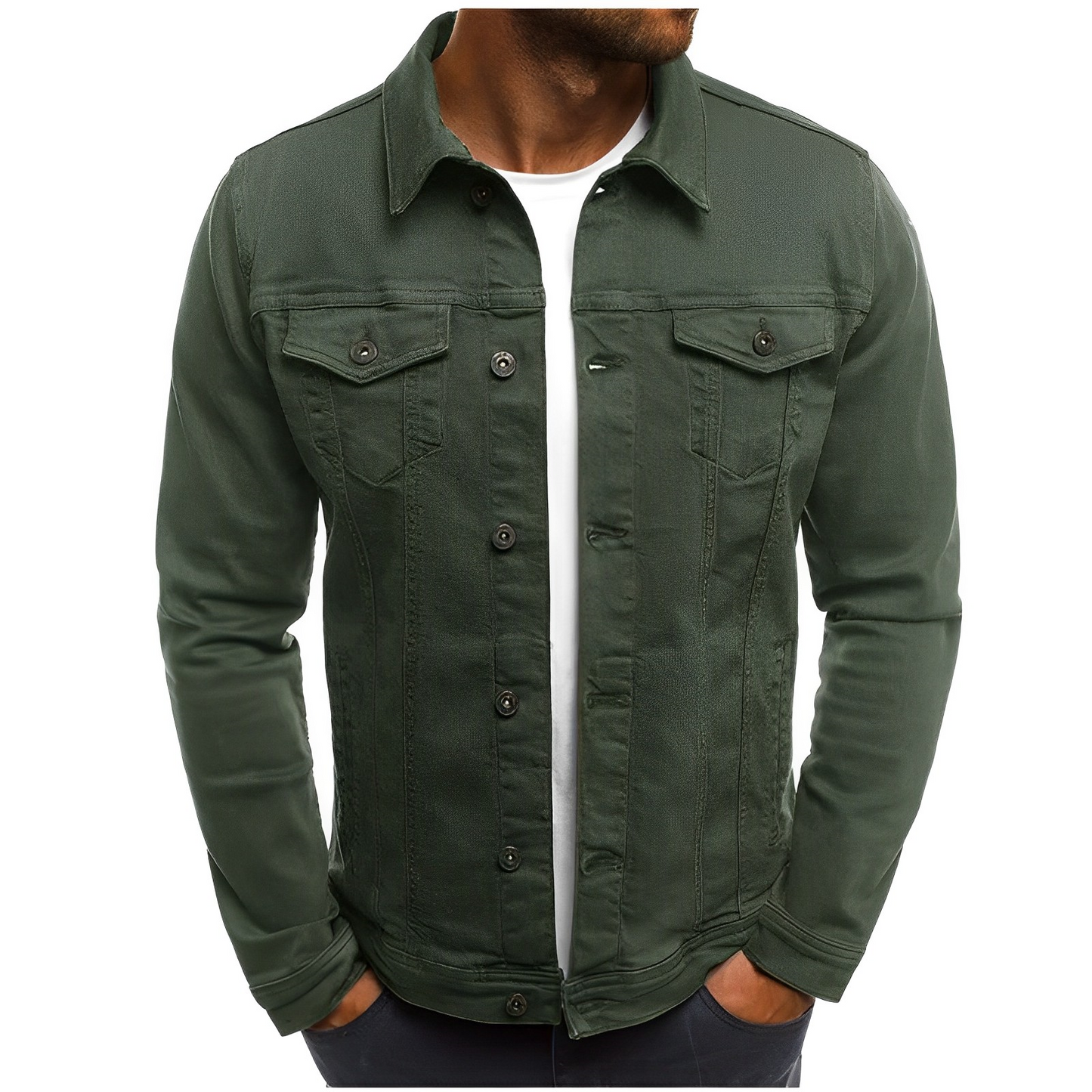 Glevato | Men's Classic Denim Jacket - Lightweight Style