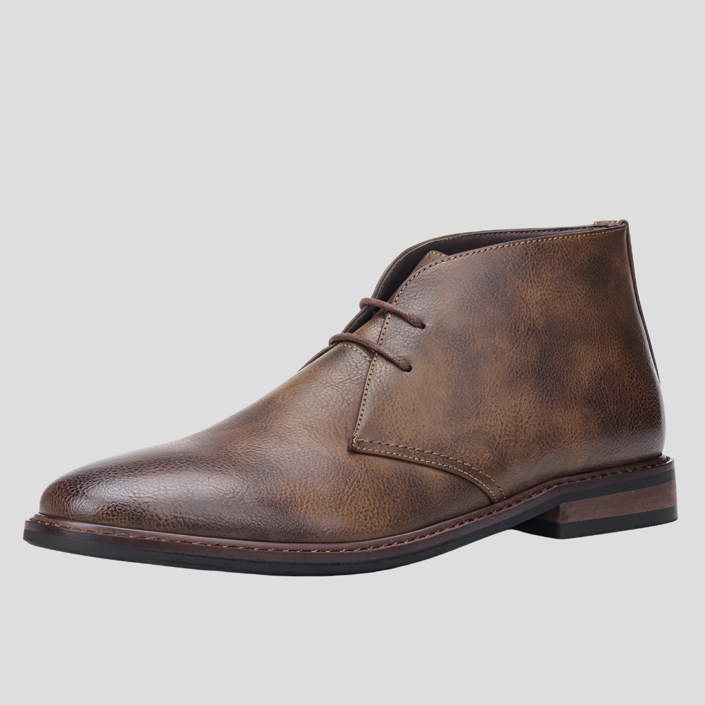 Glevato | Men's Desert Boots Lace-Up Ankle Boots