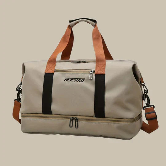 Glevato | Men's Duffle Bag with Shoe Compartment